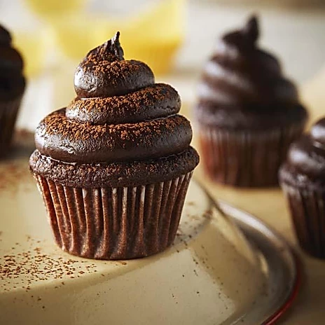 6 Mini Chocolate Cupcakes