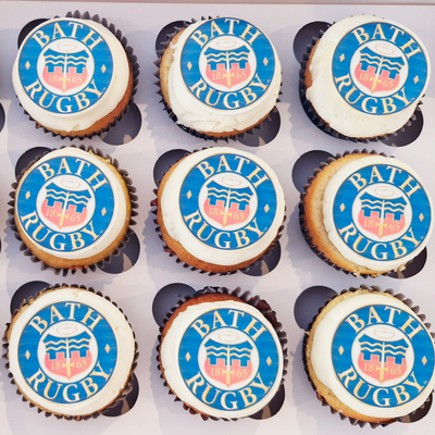 Branded Logo Cupcakes