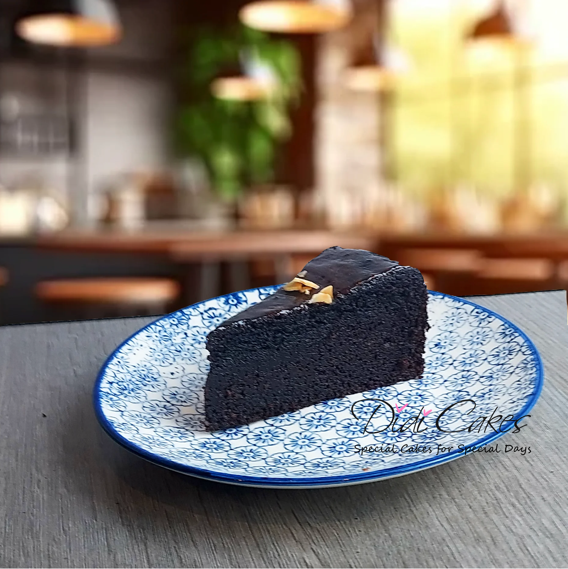 Gluten Free and Dairy Free Chocolate and Almond Slice