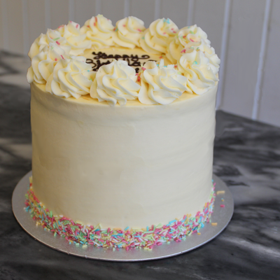 Vanilla Confetti Cake