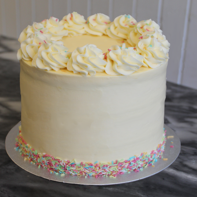 Vanilla Confetti Cake