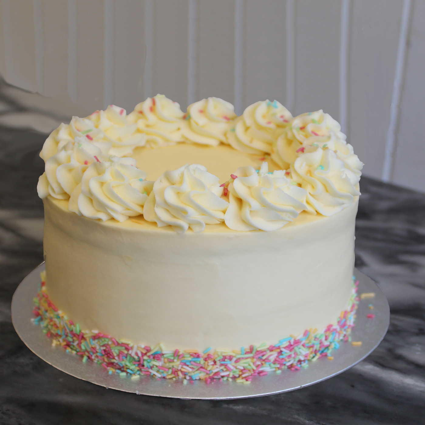 Vanilla Confetti Cake