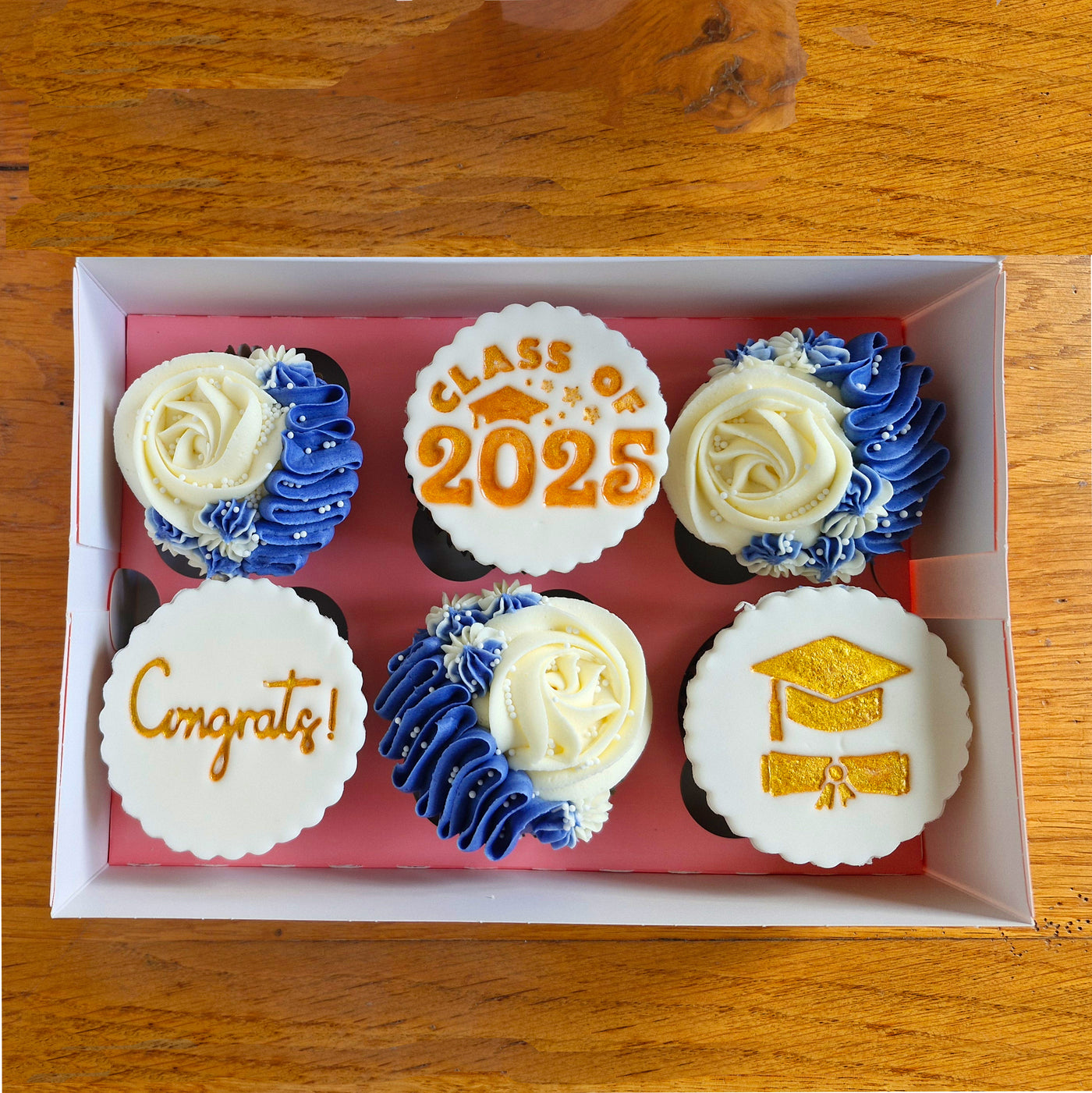 Vegan Graduation Cupcake Giftbox