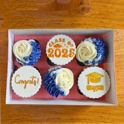 Vegan Graduation Cupcake Giftbox