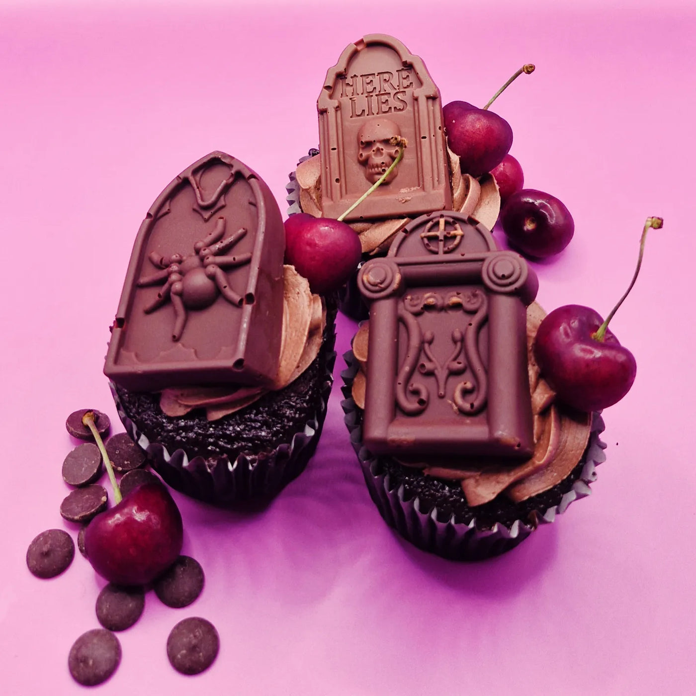 Halloween Black Forest Cupcake