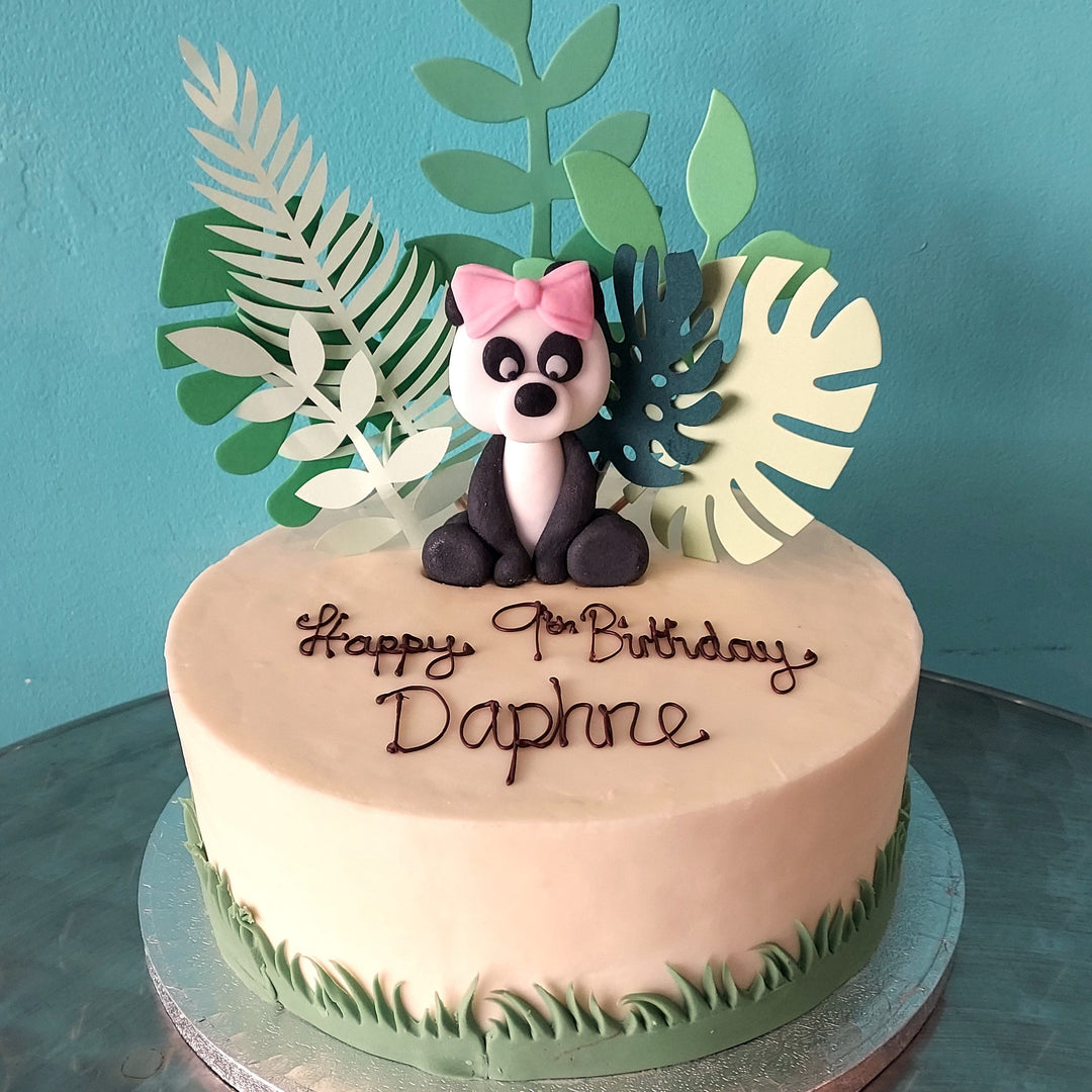 panda themed cake