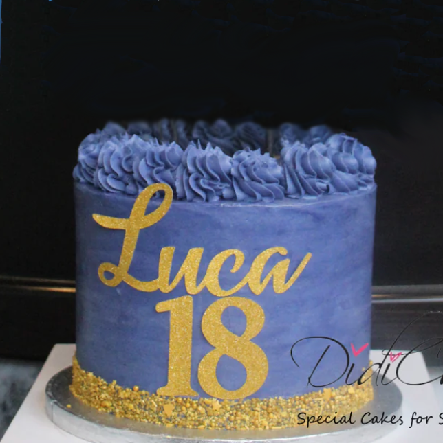 Gluten Free Personalised Birthday Cake