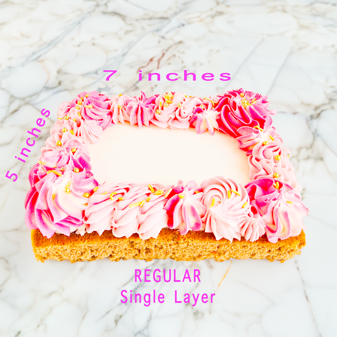 Pinks Sheet Cake