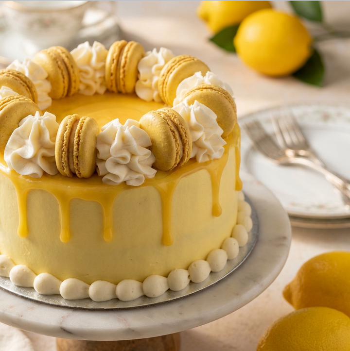 Lemon Macaron Cake (NXDY)
