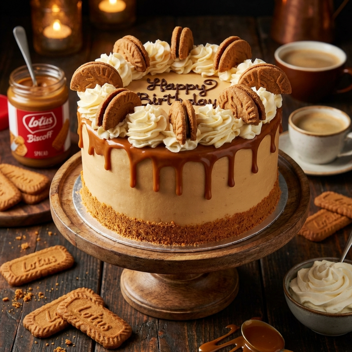 Vegan Biscoff Cake