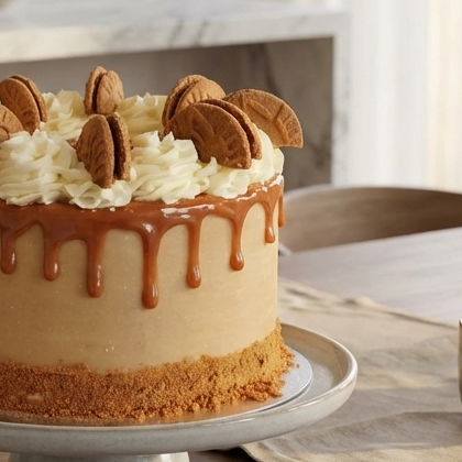 Vegan Biscoff Cake