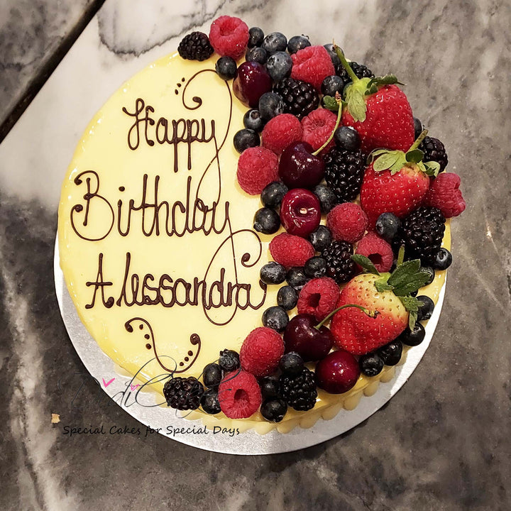 Gluten Free Stunning Fruit and Sponge Cake