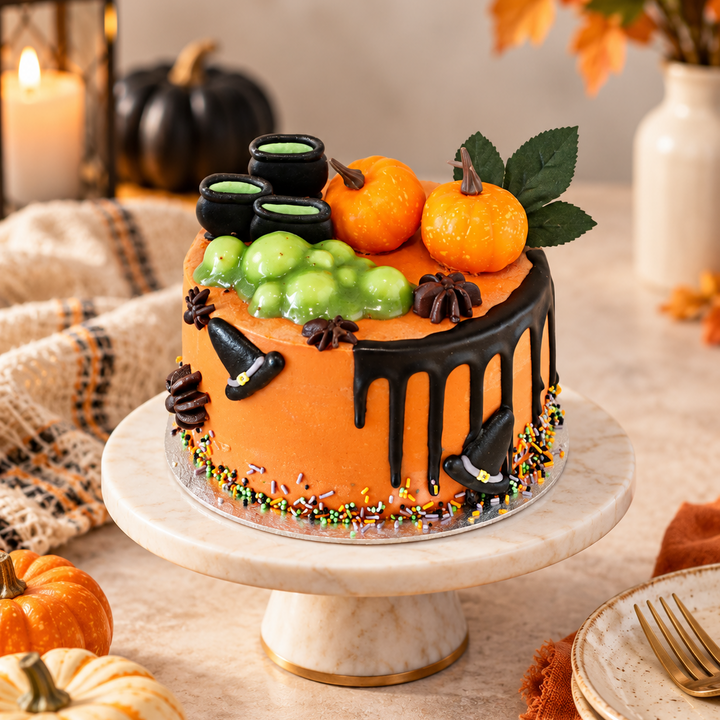 Witches’ Brew Halloween Cake