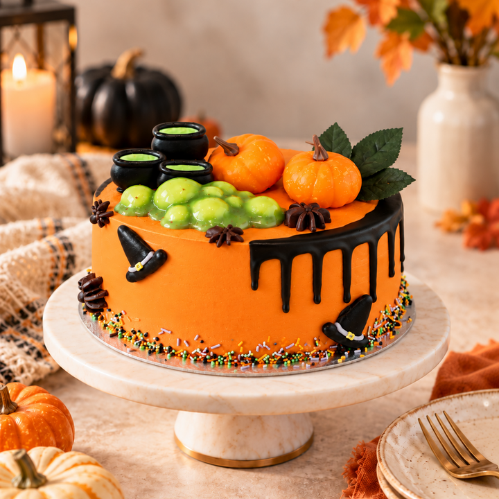 Witches’ Brew Halloween Cake