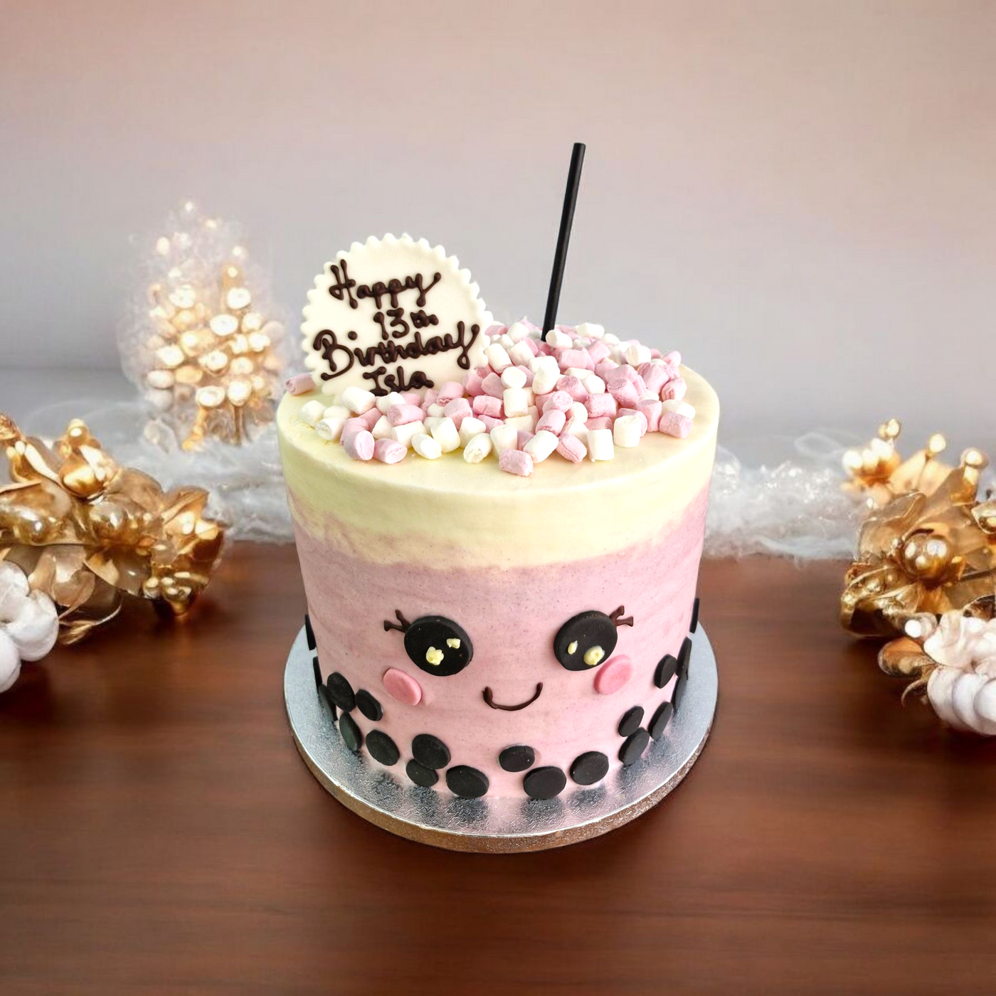 Bubble Tea Cake
