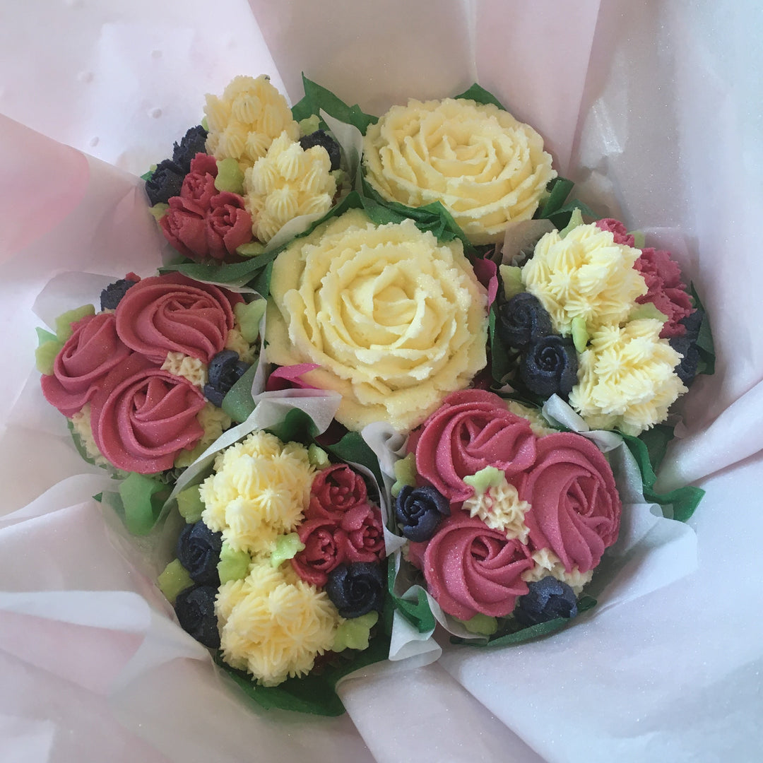 Seven Cupcake Bouquet