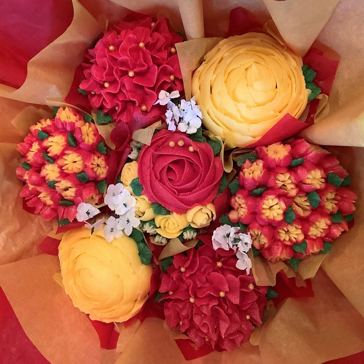 Seven Cupcake Bouquet