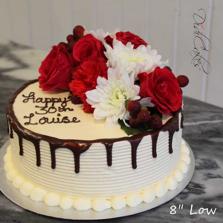 Gluten Free Fresh Flowers Cake