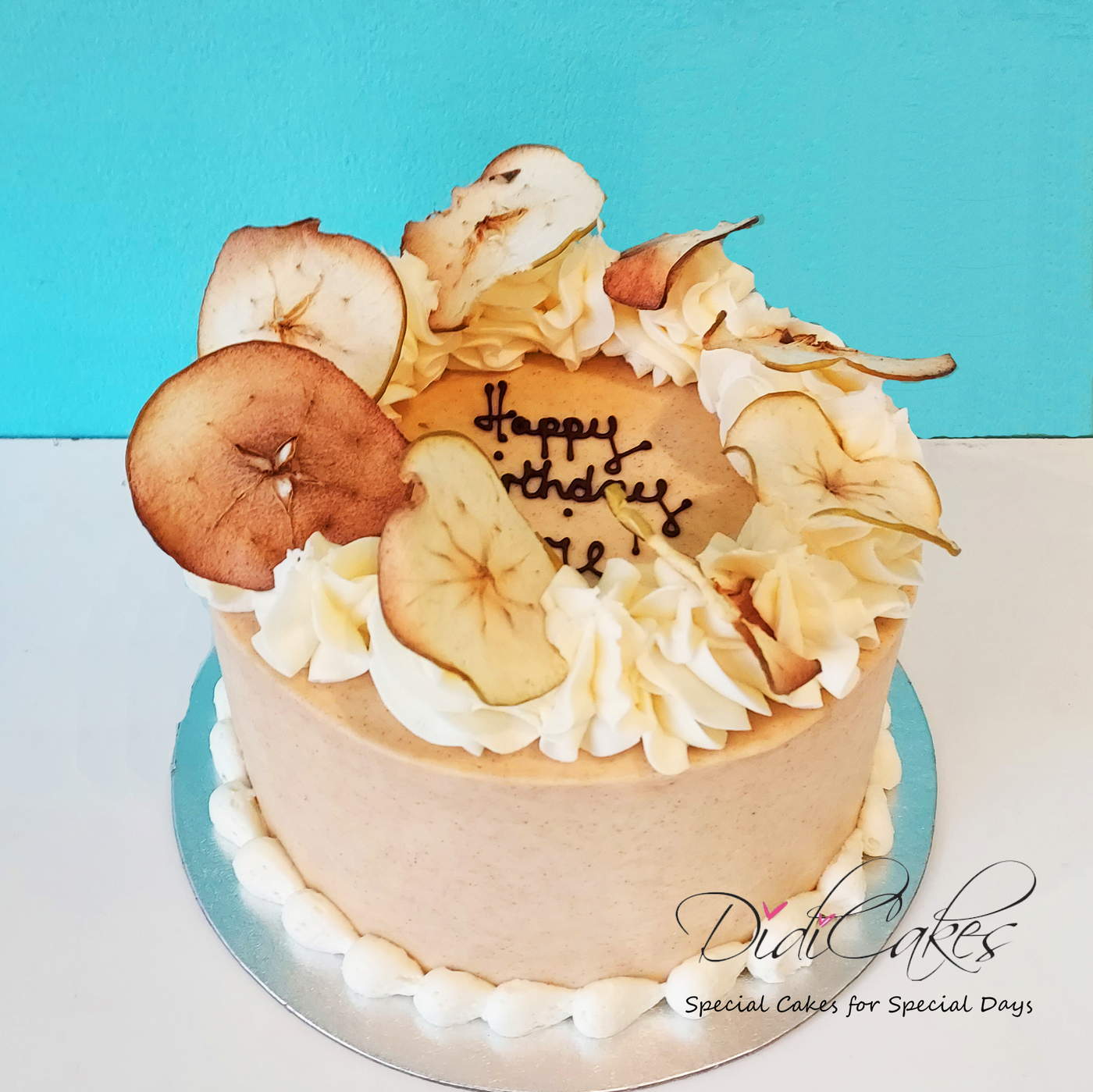 Cori's Bakecakery - Vintage apple shaped chocolate cake with butter cream  icing | Facebook
