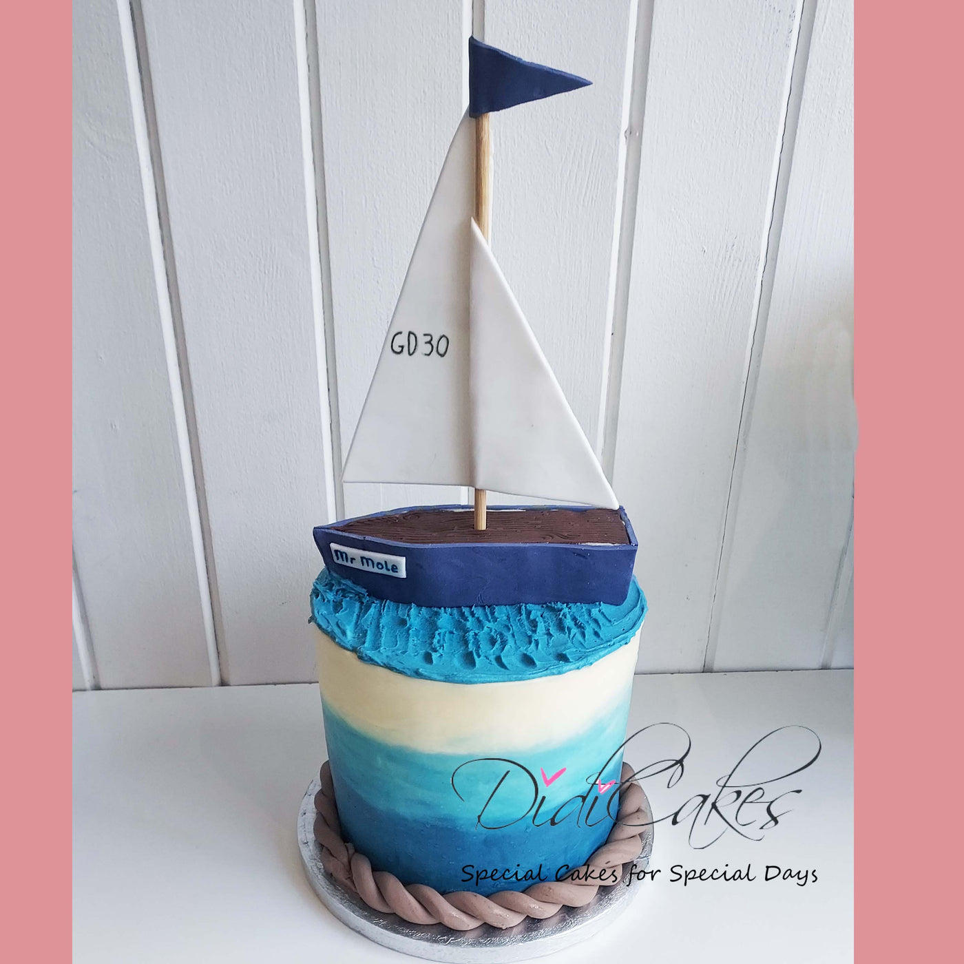 fishing boat cake | this was a last minute order from last w… | Flickr