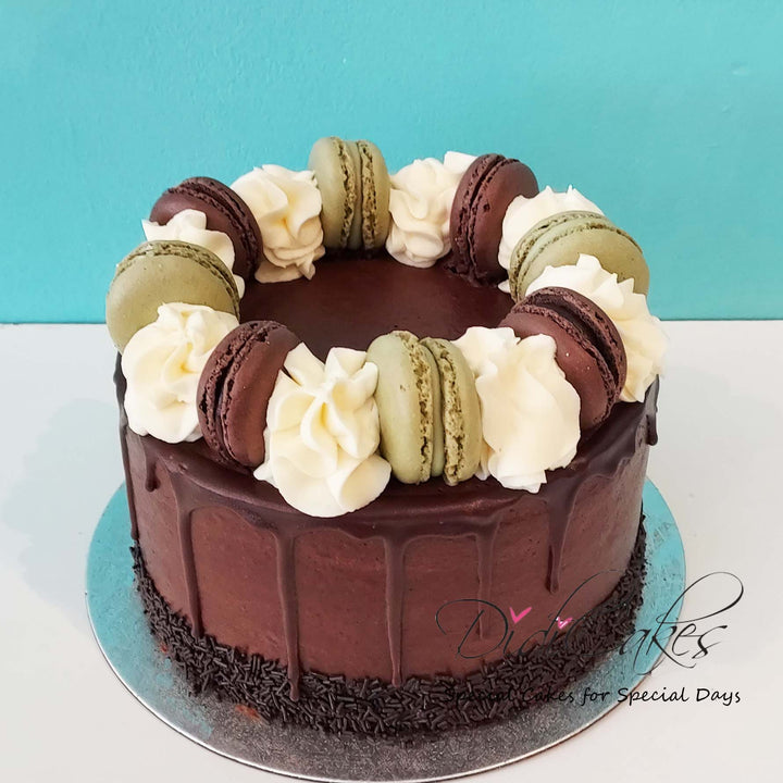 Chocolate Macaron Cake