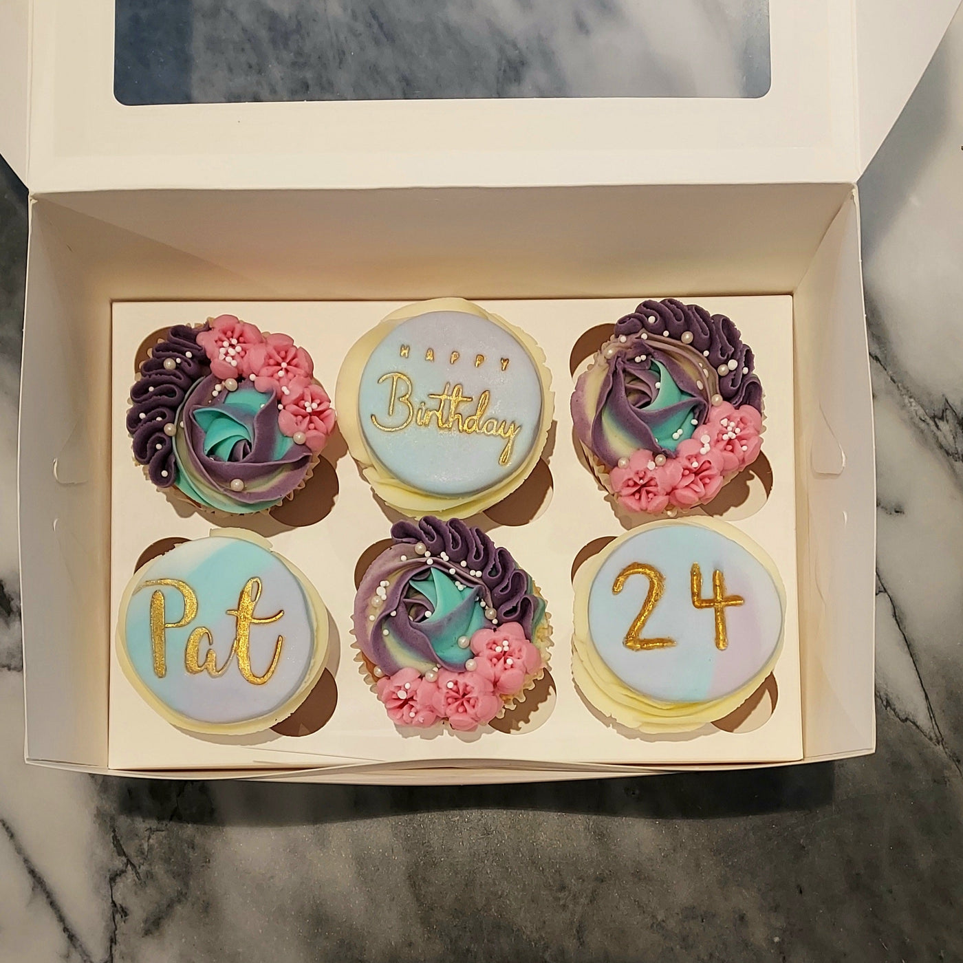 Vegan Birthday Cupcake Giftbox