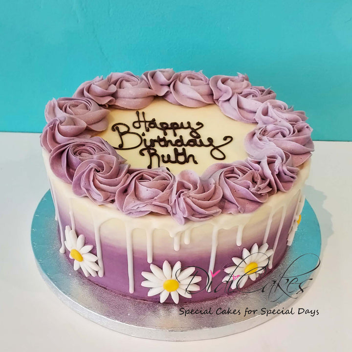 Daisy Flower Cake