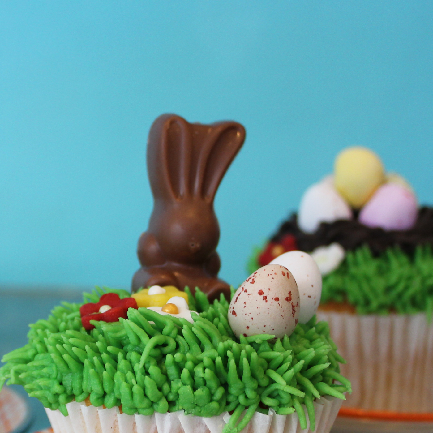 Four Easter Cupcakes