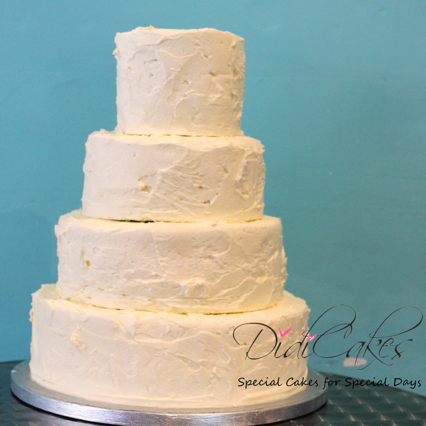 Four Tiered Textured Cake