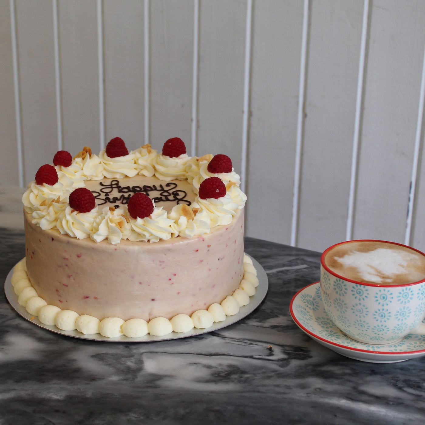 Almond and Raspberry Cake