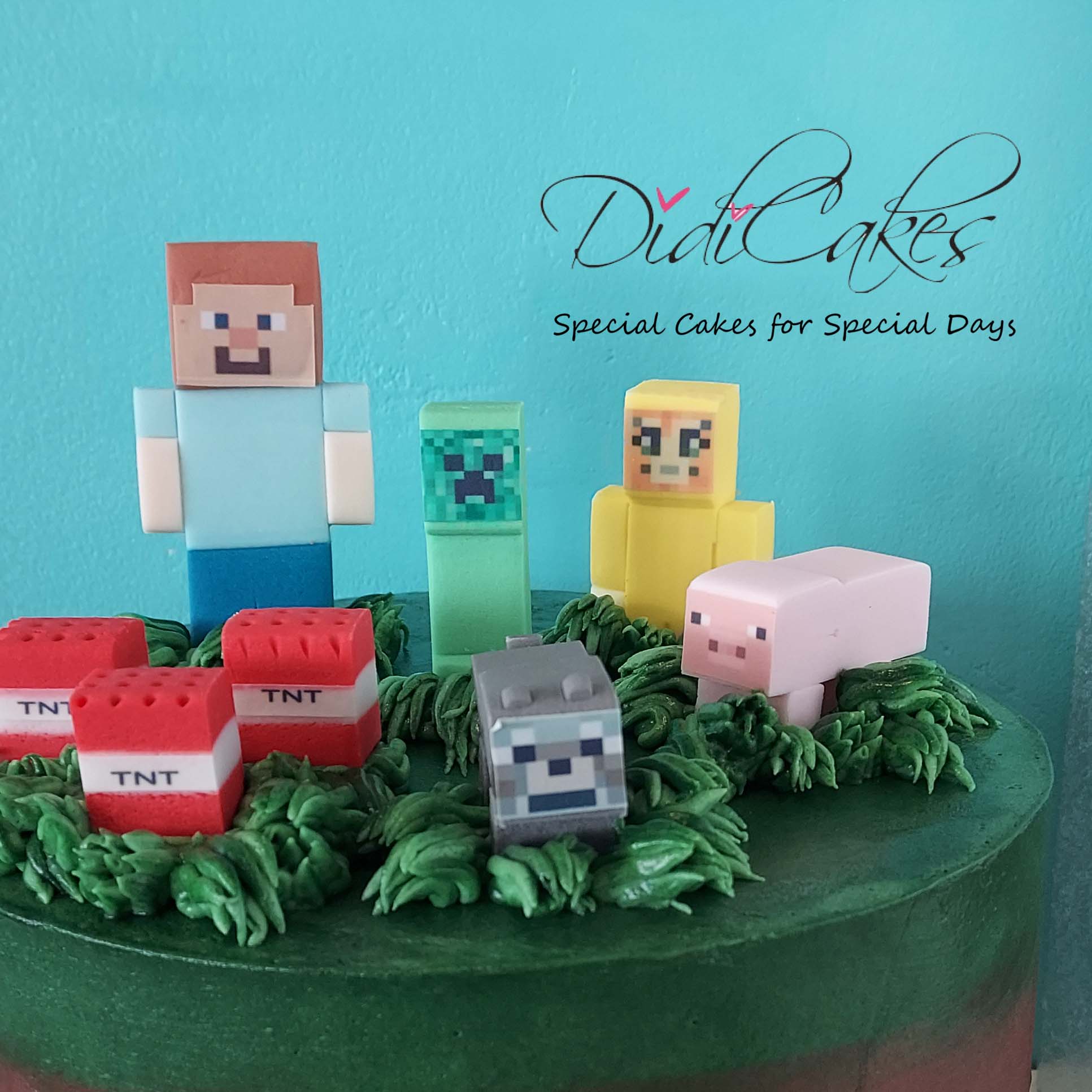 Minecraft Inspired Cake Didi Cakes minecraft-inspired-cake-didi-cakes