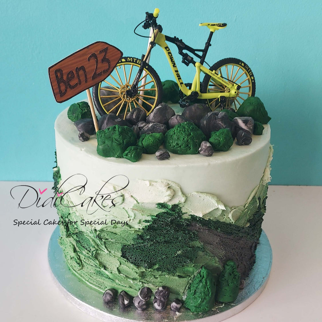 Cycling 50th Birthday Cake - Mel's Amazing Cakes