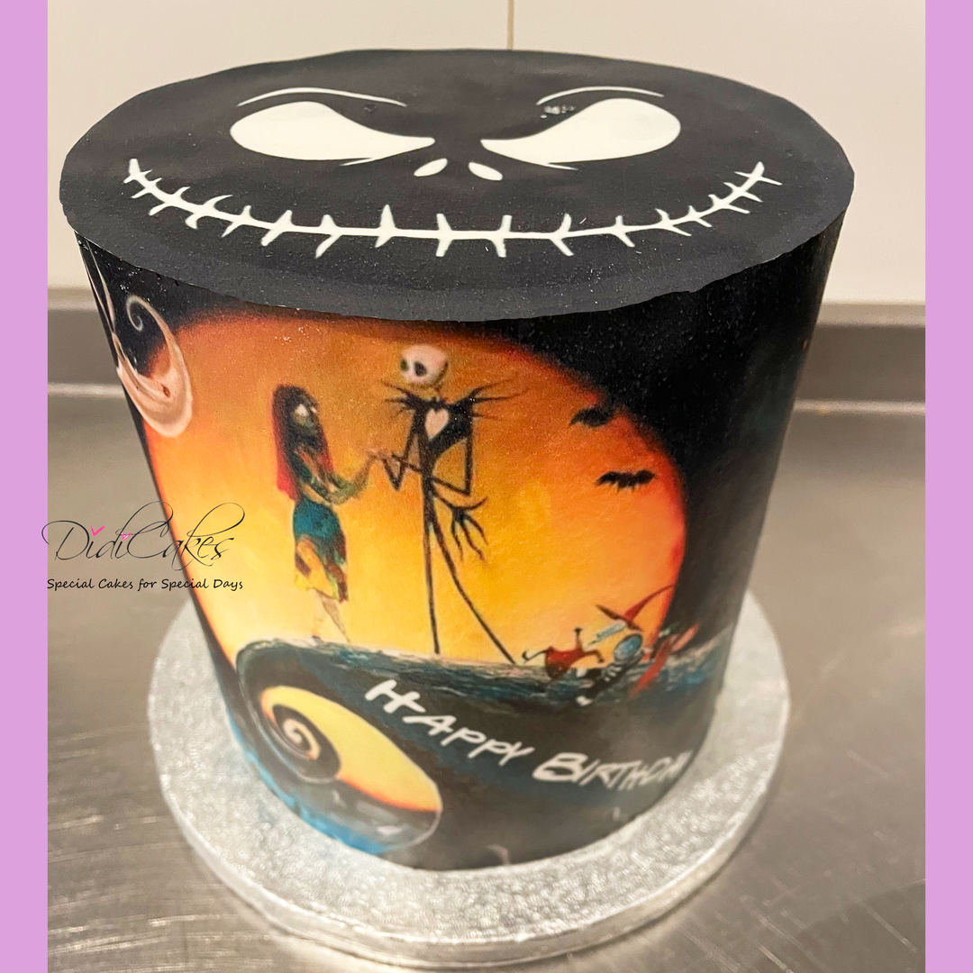 Gluten Free Nightmare Before Xmas Cake