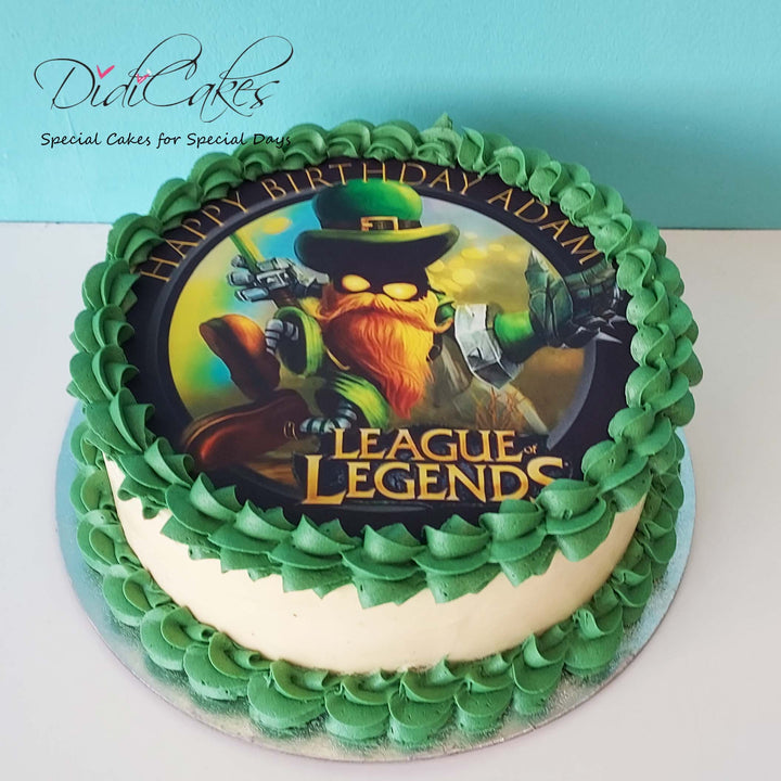 Vegan Photo Topper Cake