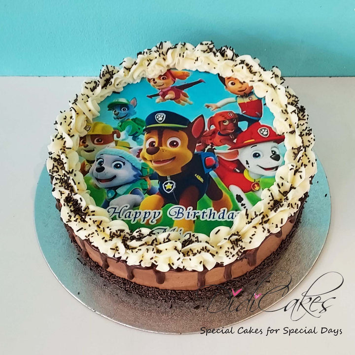 Paw Patrol Photo Cake