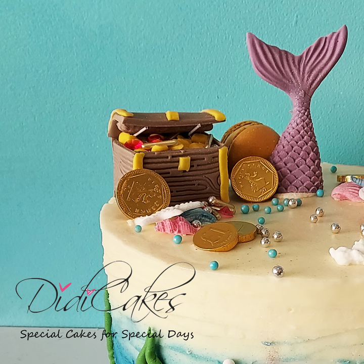 Pirate and Mermaids Cake