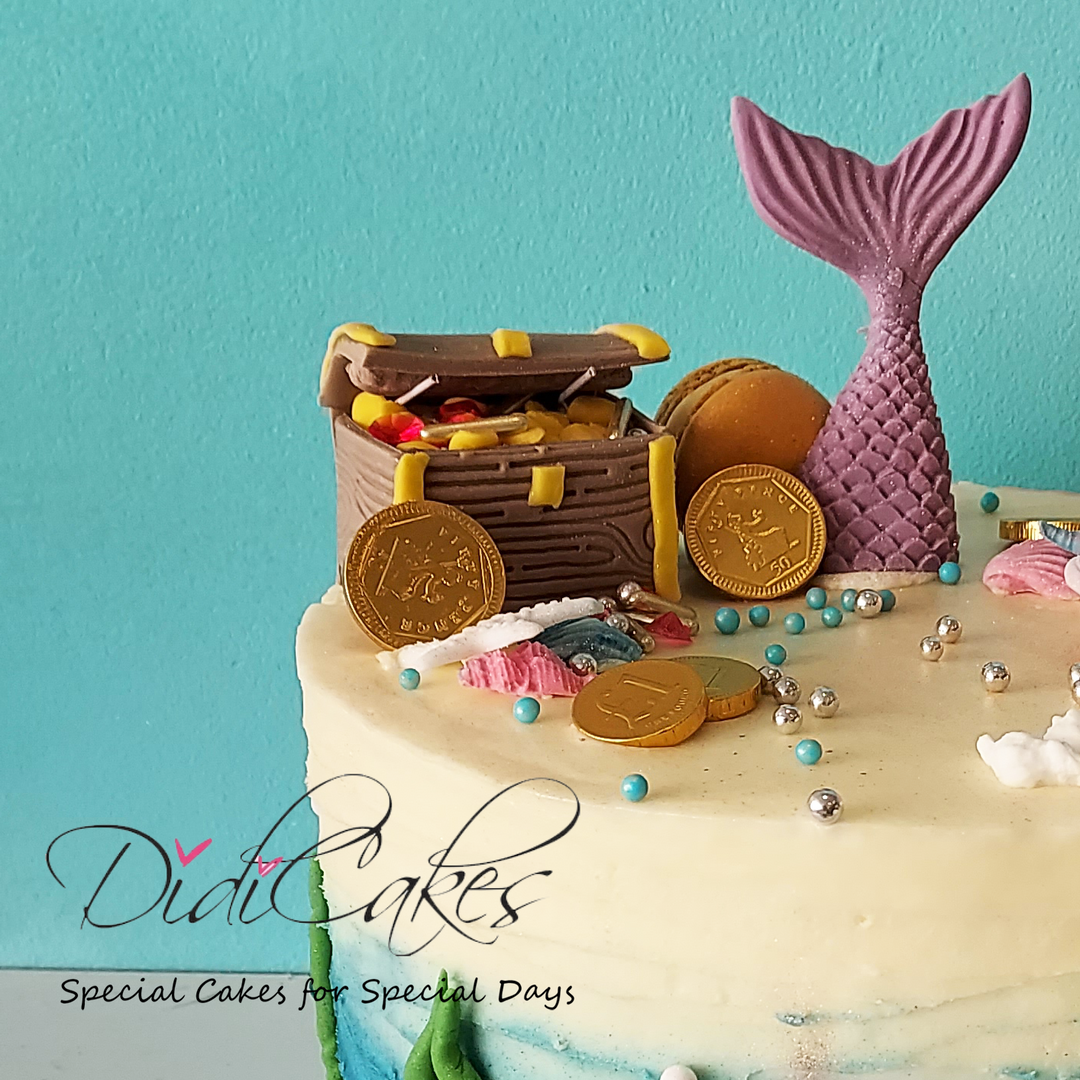 Gluten Free Pirate and Mermaids Cake