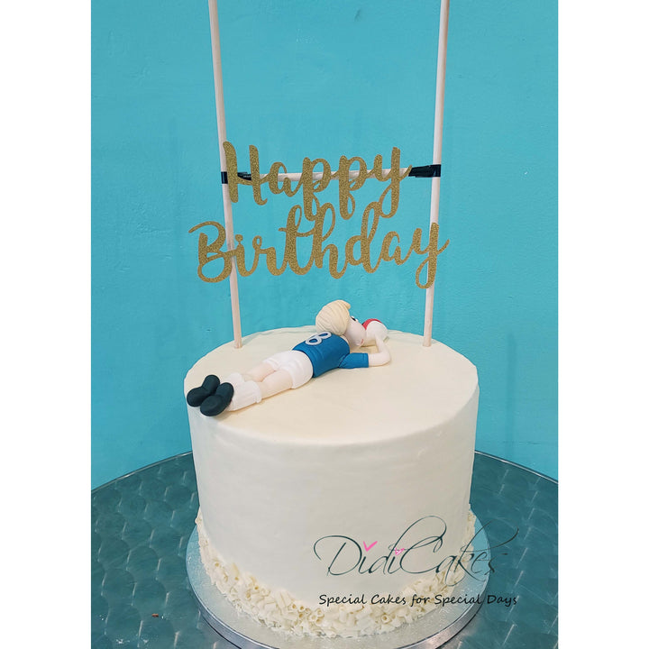 Rugby Player High Cake