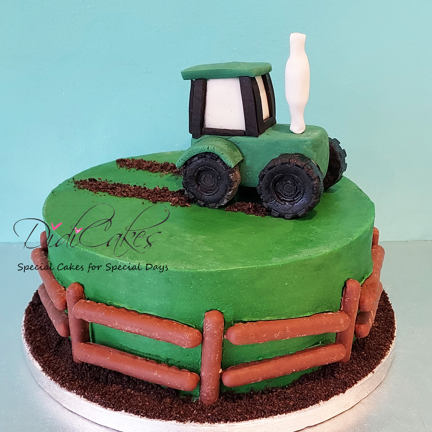 Farm, Tractor and Animals Birthday Cake 1/6 | Farm Cake for … | Flickr