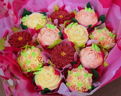 Twelve Cake Cupcake Bouquet