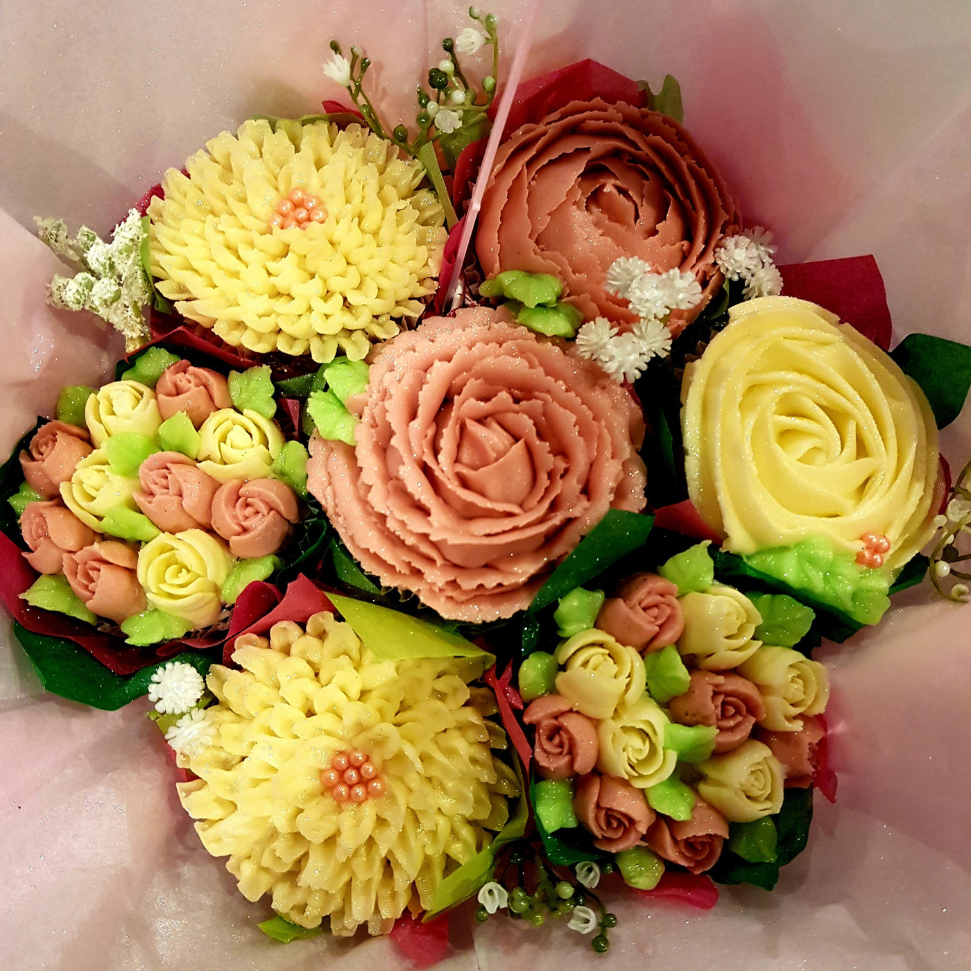 Seven Cake Cupcake Bouquet